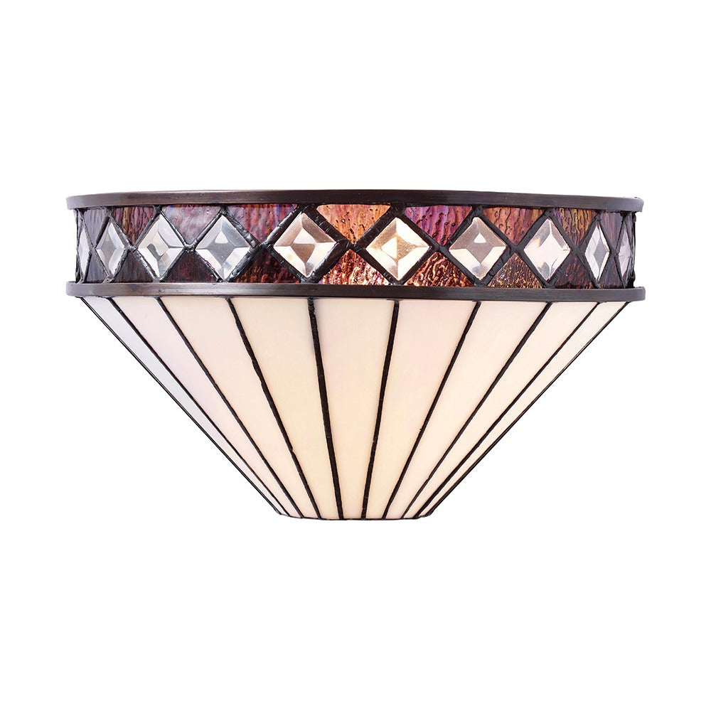 Brindleigh Tiffany Wall Light - Multicoloured