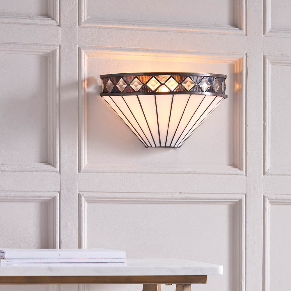 Brindleigh Tiffany Wall Light - Multicoloured