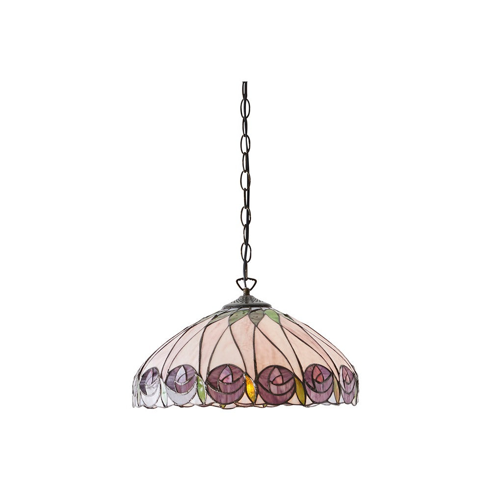 Pentleigh Medium Tiffany Pendant - Multicoloured