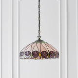 Pentleigh Medium Tiffany Pendant - Multicoloured