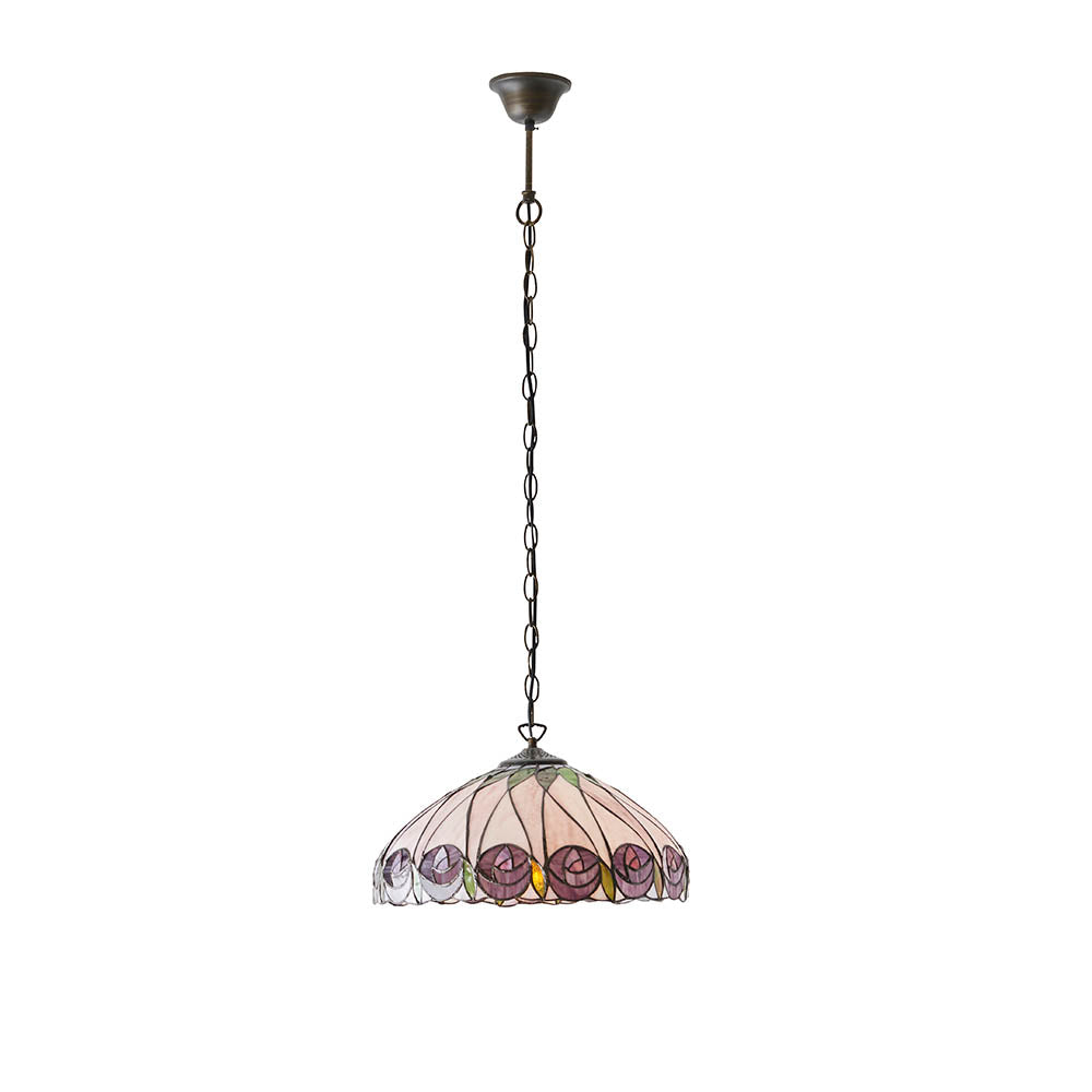 Pentleigh Medium Tiffany Pendant - Multicoloured