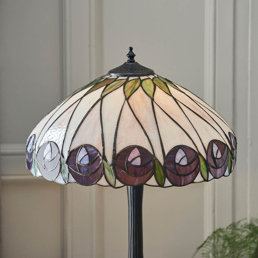 Pentleigh Medium Tiffany Table Lamp - Multicoloured