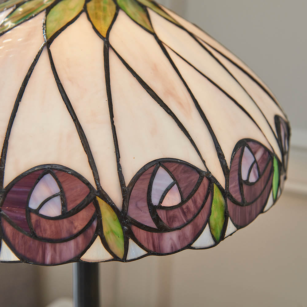 Pentleigh Medium Tiffany Table Lamp - Multicoloured