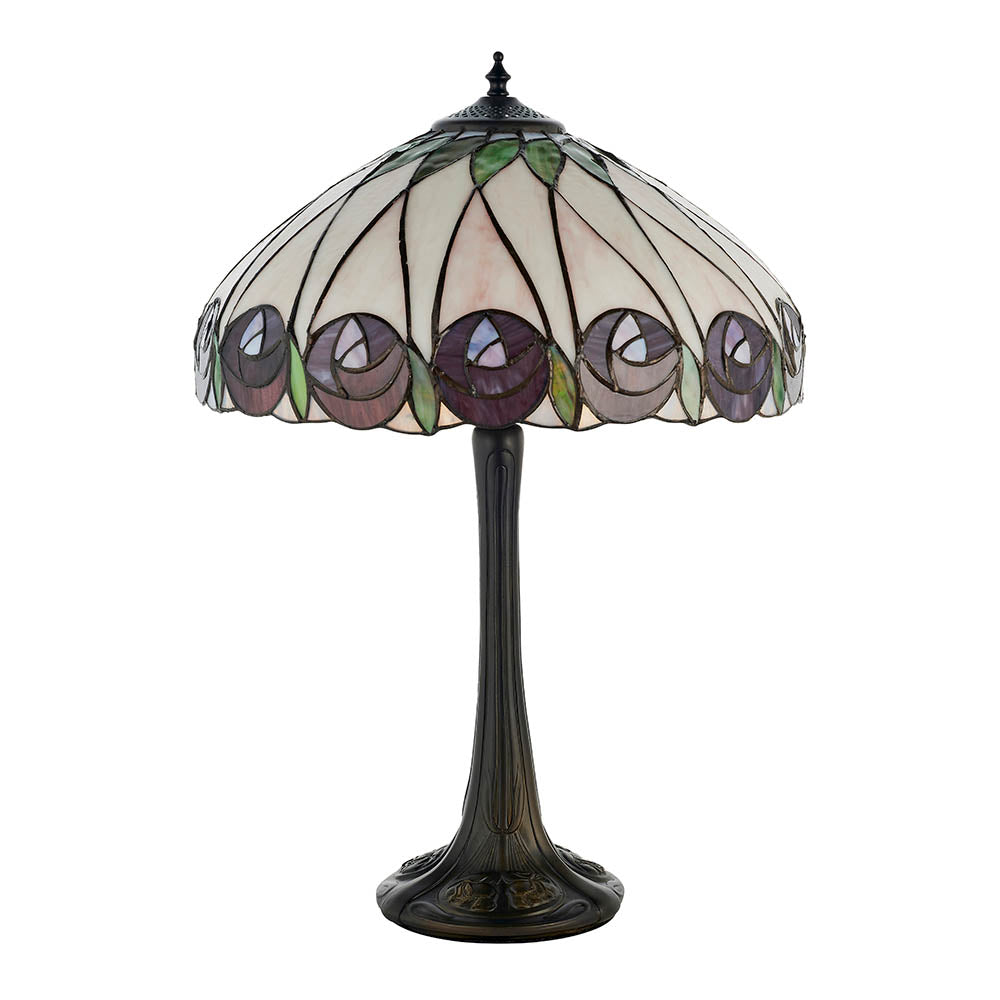 Pentleigh Medium Tiffany Table Lamp - Multicoloured
