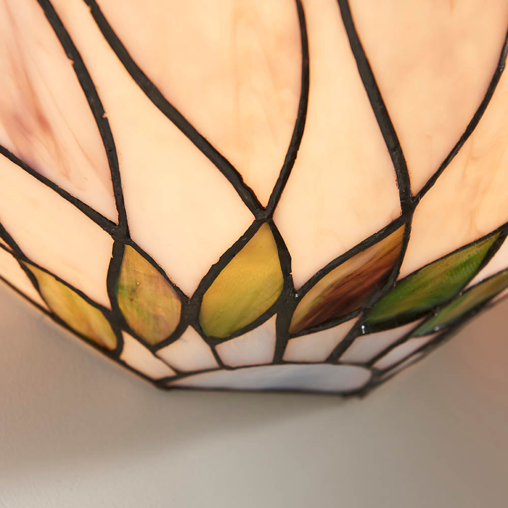 Pentleigh Tiffany Wall Light - Multicoloured