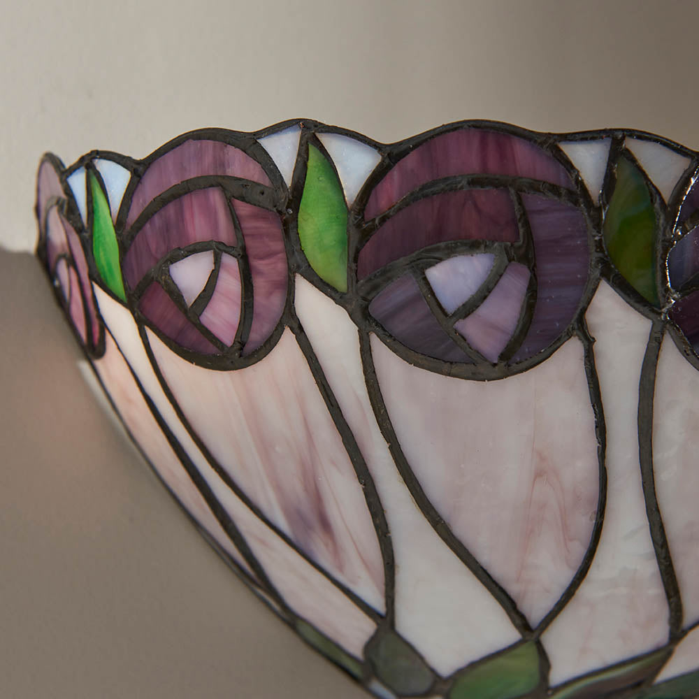 Pentleigh Tiffany Wall Light - Multicoloured