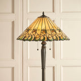 Larncombe Tiffany Floor Lamp - Multicoloured