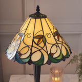 Larncombe Small Tiffany Table Lamp - Multicoloured