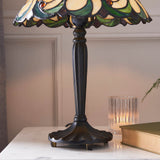 Larncombe Small Tiffany Table Lamp - Multicoloured