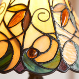 Larncombe Mini Tiffany Table Lamp - Multicoloured