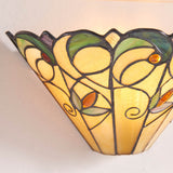 Larncombe Tiffany Wall Light - Multicoloured