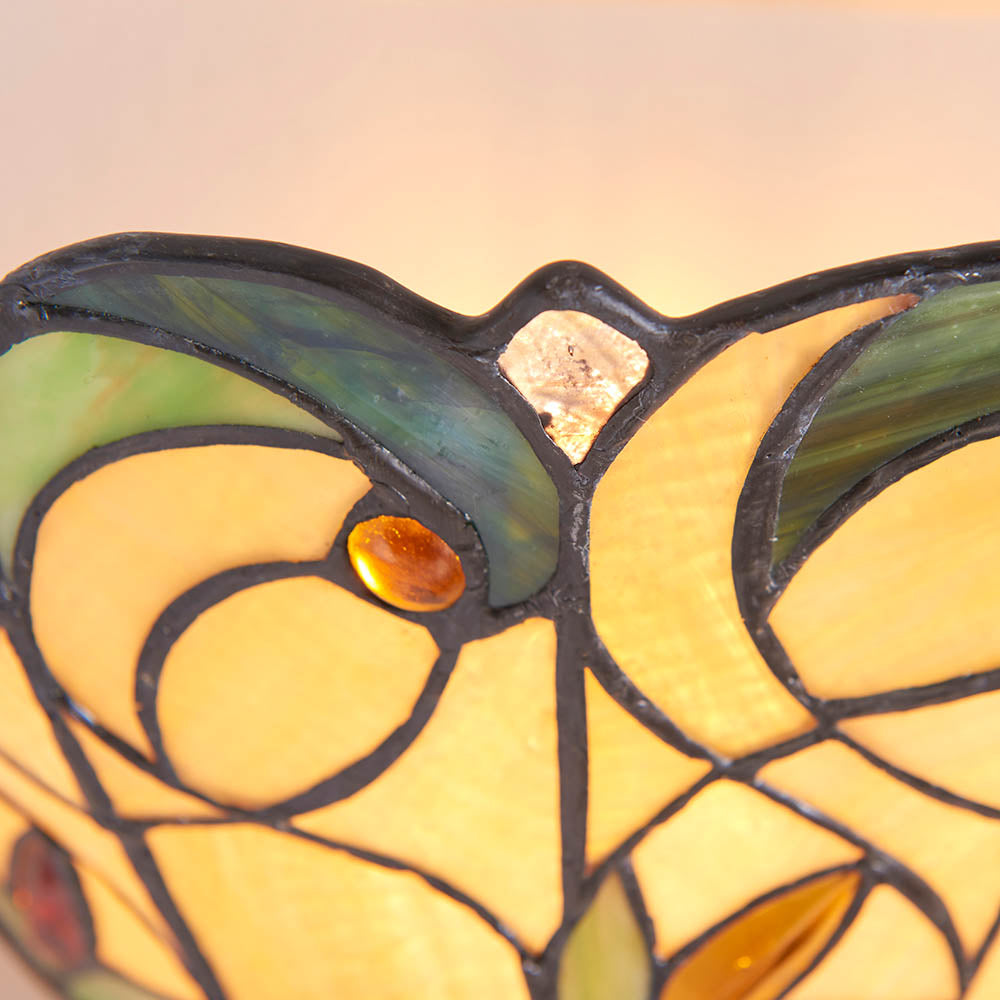 Larncombe Tiffany Wall Light - Multicoloured