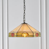 Willowmere Medium Tiffany Pendant - Multicoloured