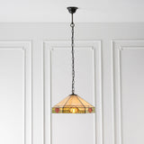 Willowmere Medium Tiffany Pendant - Multicoloured