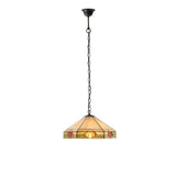 Willowmere Medium Tiffany Pendant - Multicoloured