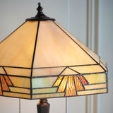 Willowmere Medium Tiffany Table Lamp - Multicoloured