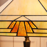 Willowmere Medium Tiffany Table Lamp - Multicoloured