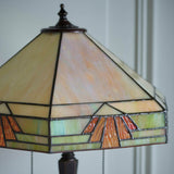 Willowmere Medium Tiffany Table Lamp - Multicoloured