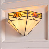 Willowmere Tiffany Wall Light - Multicoloured