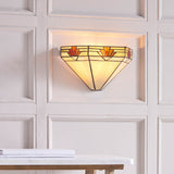 Willowmere Tiffany Wall Light - Multicoloured
