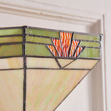Willowmere Tiffany Wall Light - Multicoloured