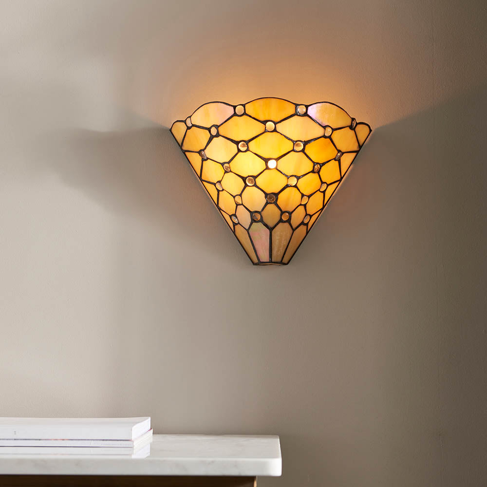 Kestwick Tiffany Wall Light - Multicoloured