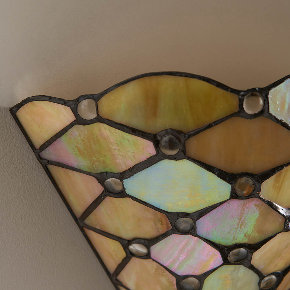 Kestwick Tiffany Wall Light - Multicoloured