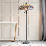 Sedgehurst Tiffany Floor Lamp - Multicoloured