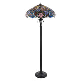 Sedgehurst Tiffany Floor Lamp - Multicoloured