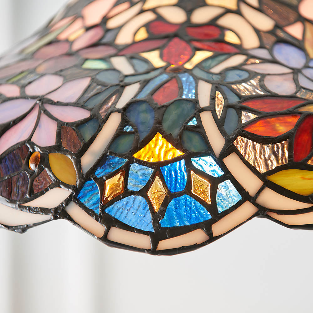 Sedgehurst Medium Tiffany Pendant - Multicoloured