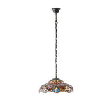 Sedgehurst Medium Tiffany Pendant - Multicoloured