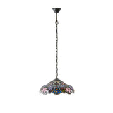 Sedgehurst Medium Tiffany Pendant - Multicoloured