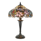Sedgehurst Small Tiffany Table Lamp - Multicoloured