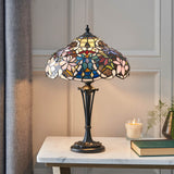 Sedgehurst Small Tiffany Table Lamp - Multicoloured