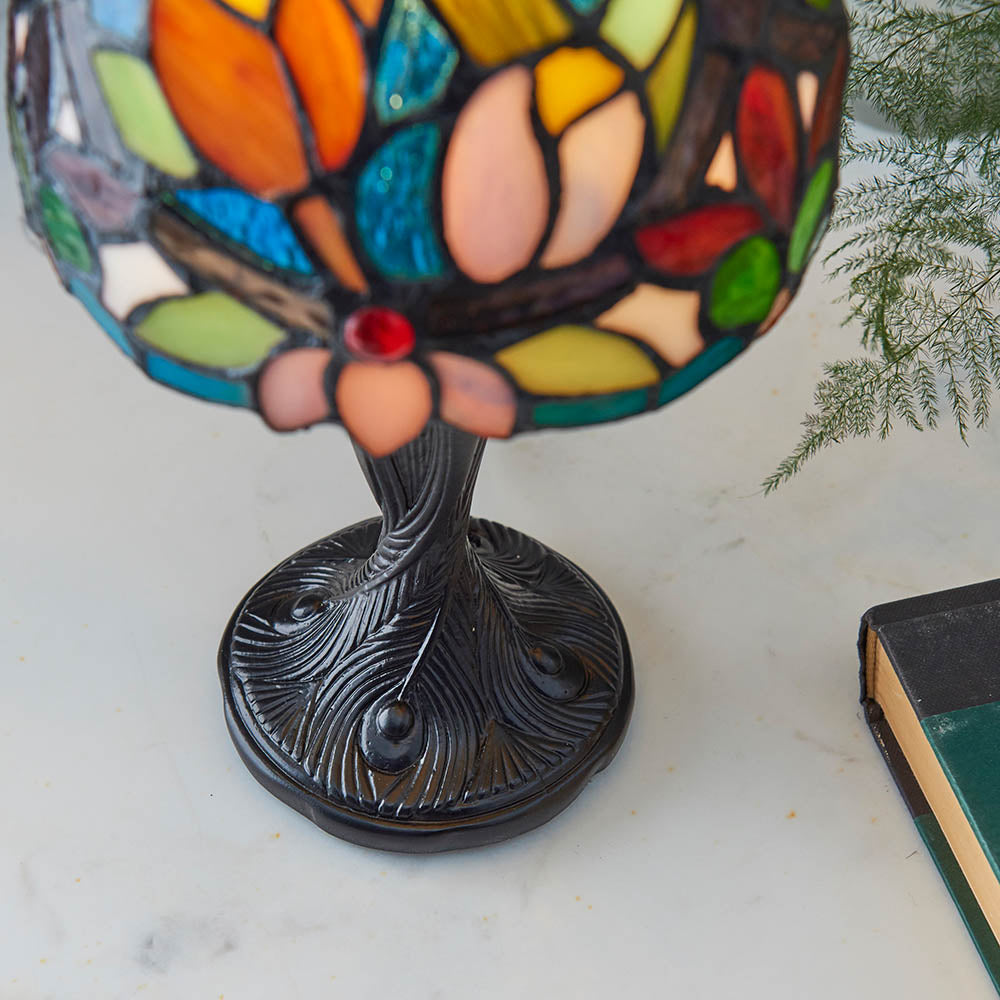 Fellmoor Mini Tiffany Table Lamp - Multicoloured