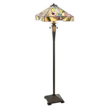 Thornmere Tiffany Floor Lamp - Multicoloured