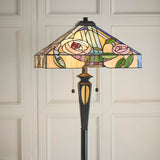 Thornmere Tiffany Floor Lamp - Multicoloured