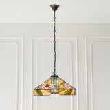 Thornmere Large 3 Light Tiffany Pendant - Multicoloured