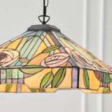 Thornmere Large 3 Light Tiffany Pendant - Multicoloured