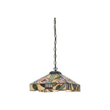 Thornmere Medium Tiffany Pendant - Multicoloured