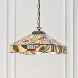 Thornmere Medium Tiffany Pendant - Multicoloured