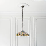 Thornmere Medium Tiffany Pendant - Multicoloured