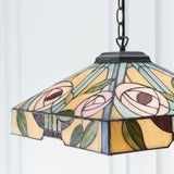 Thornmere Medium Tiffany Pendant - Multicoloured