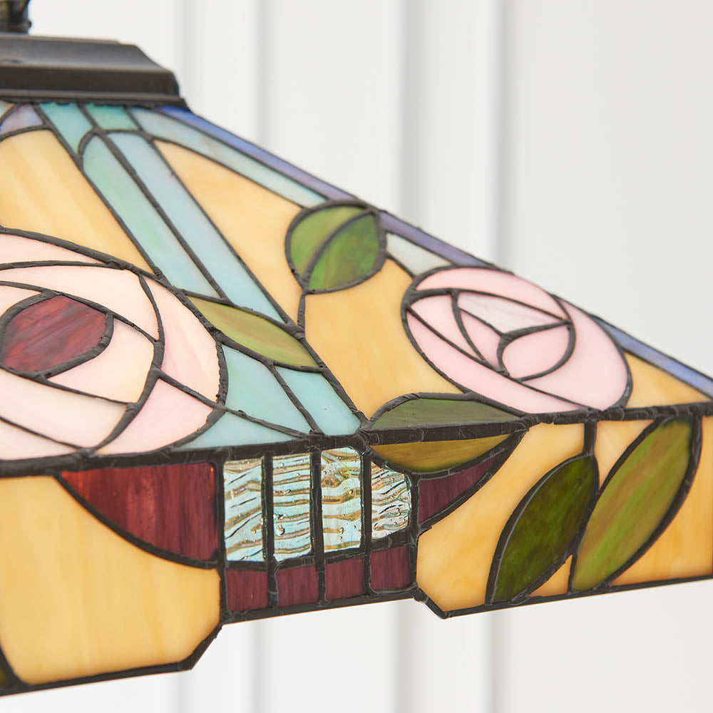 Thornmere Medium Tiffany Pendant - Multicoloured
