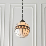 Brindleigh Small Globe Tiffany Pendant - Multicoloured