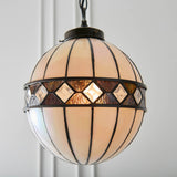 Brindleigh Small Globe Tiffany Pendant - Multicoloured