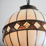 Brindleigh Small Globe Tiffany Pendant - Multicoloured