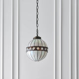 Brindleigh Small Globe Tiffany Pendant - Multicoloured