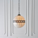 Brindleigh Medium Globe Tiffany Pendant - Multicoloured