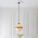 Brindleigh Medium Globe Tiffany Pendant - Multicoloured